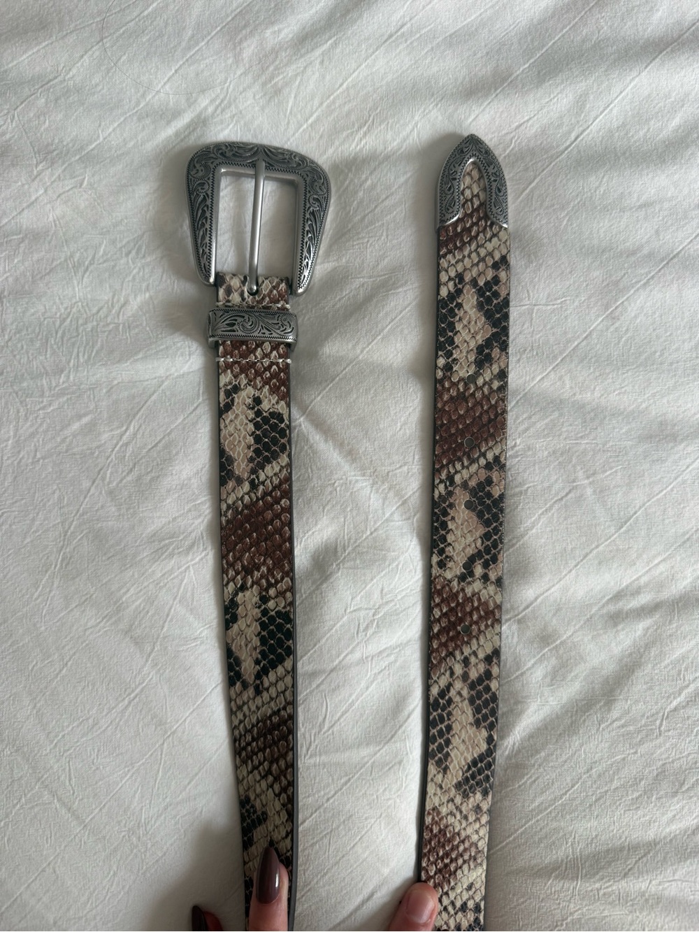 Snake Print Belt